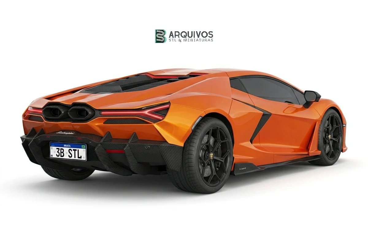 Modelo 3D STL - Lamborghini Revuelto 2023 — foto 3